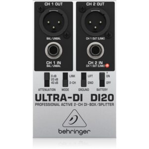 behringer di20 2 channel active di box