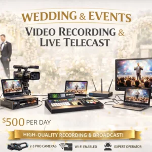 wedding & events video recording & live telecast